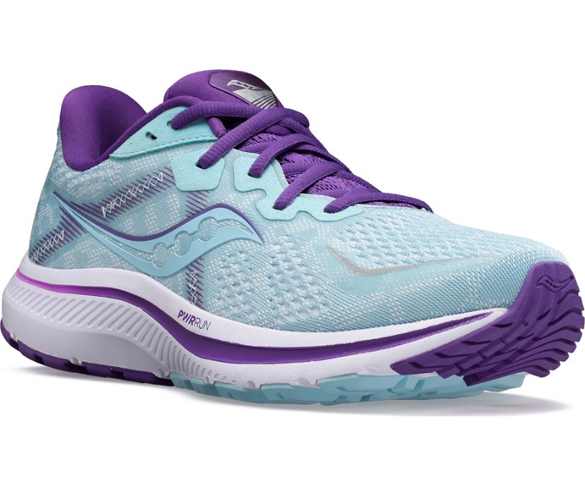 Saucony Omni 20 Women's Running Shoes Turquoise / Purple | Canada 181NWYB